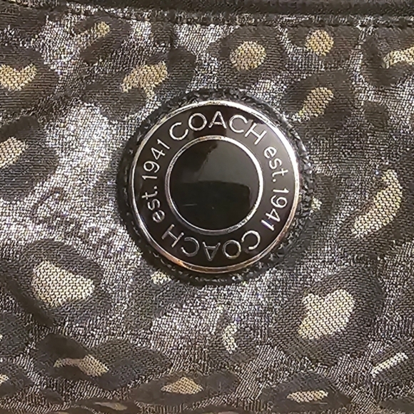 Coach F21063 Ocelot Metallic Hobo - Picture 3 of 11